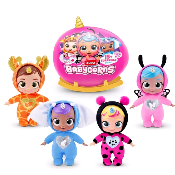 Plush Doll Zuru Babycorns Magical Surprise Toy Baby Unicorn & Accessories - Picture 4 of 6